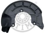 Optimal Piastra Paraspruzzi Per Vw Polo (9N) Anteriore Sinistra BSP-1022L Piastra Di Ancoraggio