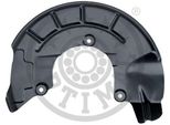 Optimal Piastra Paraspruzzi Per Vw Polo (9N) Anteriore Destra BSP-1022R Piastra Di Ancoraggio