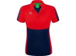 Erima Six Wings Polo Donna - New Navy / Red