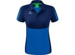 Erima Football Six Wings Polo Donna Blu Nuovo Navy Taglia 38