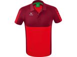 Erima FußBall Six Wings Poloshirt Herren Rot Bordeaux Gr L