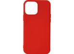 Custodia Semirigida In Silicone Per Apple Iphone 13 Pro Max, Soft Touch - Rosso