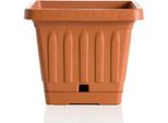 Bama Vaso Da Fiori Terra 30X30, Terracotta
