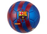 Pallone Da Calcio Fc Barcelona Con Strisce Taglia 5, Rosso E Blu