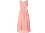 Ragazze Principessa Abito Da Sera Dimensioni 164 Cm Festive Lungo Flower Girl Dress Wedding Beaded Bow Chiffon Dress