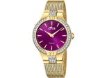 Lotus Orologio Da Donna Classic Elegant Orologio Da Polso In Acciaio Inossidabile Oro UL18895/3