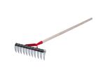 Arieggiatore Kadax "Strand"", Arieggiatore Manuale Per Giardino In Metallo, Unilaterale, Con Manico, 36 Cm"