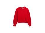 Tom Tailor Denim Damen Oversize Strickpullover, Rot, Uni, Gr. Xs