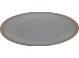 Siaki Collection | Piatto Da Portata - Argilla - 26,5 Cm - Grigio - Elegante E Resistente - Ideale Per Ogni Occasione