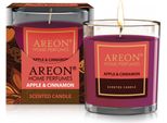 Candela Originale Areon Premium Feel-Good Per Ambienti In Vaso 120G - Fragranza: Mela E Cannella