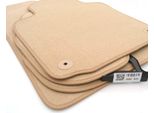 Tappetini Adatti Per Vw Passat 3C B6 B7 Cc Tappetini In Moquette Per Auto Velours 4 Pezzi Beige Nuovo