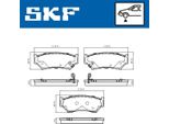 Skf Set Di Pastiglie Freno Anteriori Per Suzuki Grand Vitara I Suv (Ft, Ht) Vkbp 80831 A