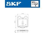 Set Pastiglie Freno Skf Posteriori Per Toyota Altezza (E1) Vkbp 91131 A