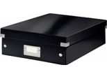 Scatola Di Organizzazione Leitz Click & Store Wow, Grande, Nera