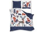 Faro Bettbezug Renna 140 X 200 Cm - 70 X 90 Cm (Blau)