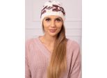 Kesi Berretto Donna Otylia Ecru-Bordeaux Universale