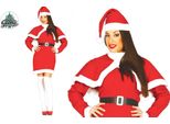 Costume Da Adulto Signora Babbo Natale Taglia 40/42 (L) - Natale