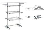 Stendibiancheria 25M 3 Livelli + Accessori Kitchen Move Bat-Tr-22S