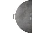 Bonfeu Bonplancha 1/2 Piastra Per Focolare Ø80 Cm - Acciaio Di Alta Qualità - 80X40X1,6 Cm
