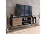 Skye Decor, Mistico (140) - Noce, Nero, Mobili Tv, Noce, 140 X 58,7 X 35,5 Cm
