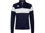 Kappa Dovare Felpa Con Mezza Zip Blu L Uomo Blu L