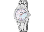 Jaguar J1016/1 Diplomatic Orologio Da Donna In Acciaio Inox Data Argento