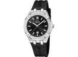 Jaguar J1017/2 Diplomatic Orologio Da Donna In Silicone Data Nero