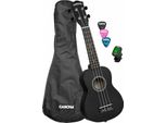 Ukulele Soprano Cascha Hh 3969 It Nero
