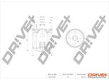 Dr!Ve+ DP1110.11.0270 - Filtro Olio Oe 1890364 Per C-Max, Focus Iii, Galaxy (Ck), Grand C-Max, Kuga Ii, Mondeo V, S-Max (Cj, WA6)