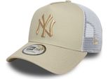New Era Mlb Trucker Cap League Essential New York Yankees Beige