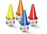 Sport One Mini Worldc/4 Conetti Calcio Argento Argento Taglia Unica