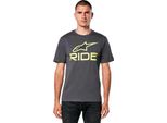 Alpinestars Ride 4.0 Csf Maglietta A Maniche Corte Grigio Xl Uomo Grigio Xl