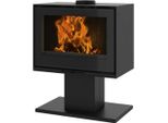 Stufa A Legna Nera Da 10 Kw Godin 411202Anth