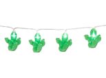Ghirlanda Luminosa Di Cactus Verde 140 Cm - Taglia Unica