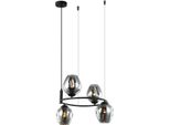 Italux Roxane Lampadario Moderno Nero MDM-4045-4 Bk+Sg