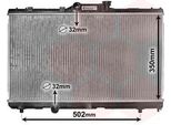 Van Wezel 53002147 - Oe 16400 16490 Radiatore, Raffreddamento Motore Per Corolla (E10), Corolla (E11)