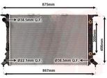 Van Wezel 03002291 - Oe 8K0121251AA Radiatore, Raffreddamento Motore Per Q5 (8R), A5 (8T), A5 (8F), A4 (8K), Macan (95B)