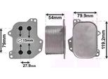 Van Wezel 03013701 Radiatore Olio Motore Per Vw Golf Vii Hatchback (5G1, BQ1, BE1, BE2) Passat Estate (3G5, CB5) Golf Vii Estate (BA5, BV5) Touran