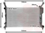 Van Wezel 30002363 - Radiatore, Raffreddamento Motore Per Classe A (W169), Classe B (W245)