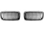 Van Wezel 0651513 Griglia Radiatore Griglia Anteriore Per Bmw 7 (E38) Sinistra Cromo