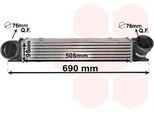 Van Wezel 06004482 - Intercooler Oe 1751 7800 680 Per Serie 3 (E91), Serie 3 (E92), Serie 3 (E93), Serie 3 (E90)