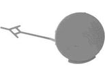 Van Wezel 3850587 - Oe 13238290 Flap, Gancio Di Traino Anteriore Per Insignia A (G09)