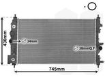 Radiatore, Raffreddamento Motore *** Ir Plus *** Di Van Wezel Con Accessori (37002546) Scambiatore Di Calore Raffreddamento Motore