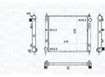 Magneti Marelli 350213205500 - Oe 21410 1FE0A Radiatore, Raffreddamento Motore Per Juke (F15)