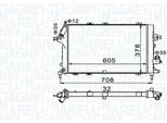 Magneti Marelli 350213153400 - Oe 1300269 Radiatore, Raffreddamento Motore Per Zafira B, Astra H