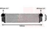 Van Wezel 06004376 - Intercooler Oe 17517805629 Per Serie 7 (F01), Serie 5 (F11), Serie 5 Gt (F07), Serie 5 (F10)