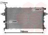 Van Wezel 37002293 - Oe 1300208 Radiatore, Raffreddamento Motore Per Astra G, Zafira A