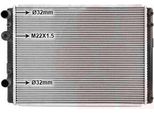 Radiatore Motore Van Wezel (58002249) Scambiatore Di Calore Raffreddamento Radiatore Motore