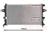 Van Wezel Radiatore Motore Per Opel Astra G Classic