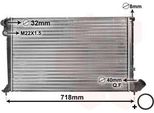 Van Wezel 09002106 Radiatore Acqua Raffreddatore Motore Adatto A Peugeot 406 (8B) 406 Coupé (8C) 406 Break (8E/F)